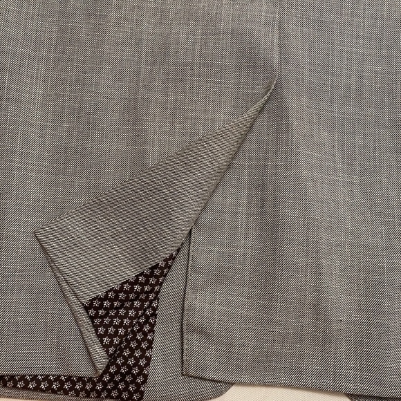 Chaps Ralph Lauren Blazer Sports Suit Coat Size 52R Solid Grey - Picture 12 of 13